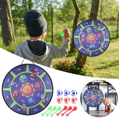 28” Large Dart Board For Kids Boys, Kids Sports&Outdoor Play Toys With 6 Sticky Balls, 6 Darts, And 2 Hooks