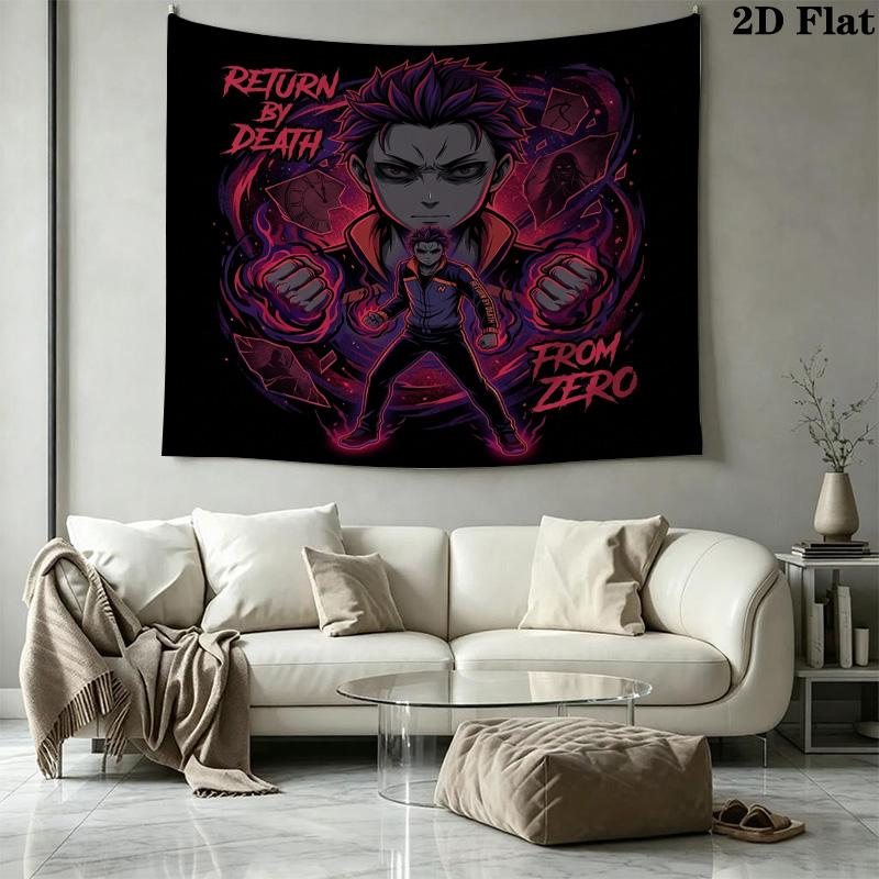 Re Zero Arazzo da Parete Appeso Estetico Coperta in Tessuto Stampato Arazzi Decorativi Per Camera da Letto Soggiorno Decorazioni per la Casa