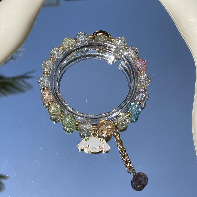 Lily of the Valley Butterfly Bracelet - Multi-Style Beaded Star & Moon Design