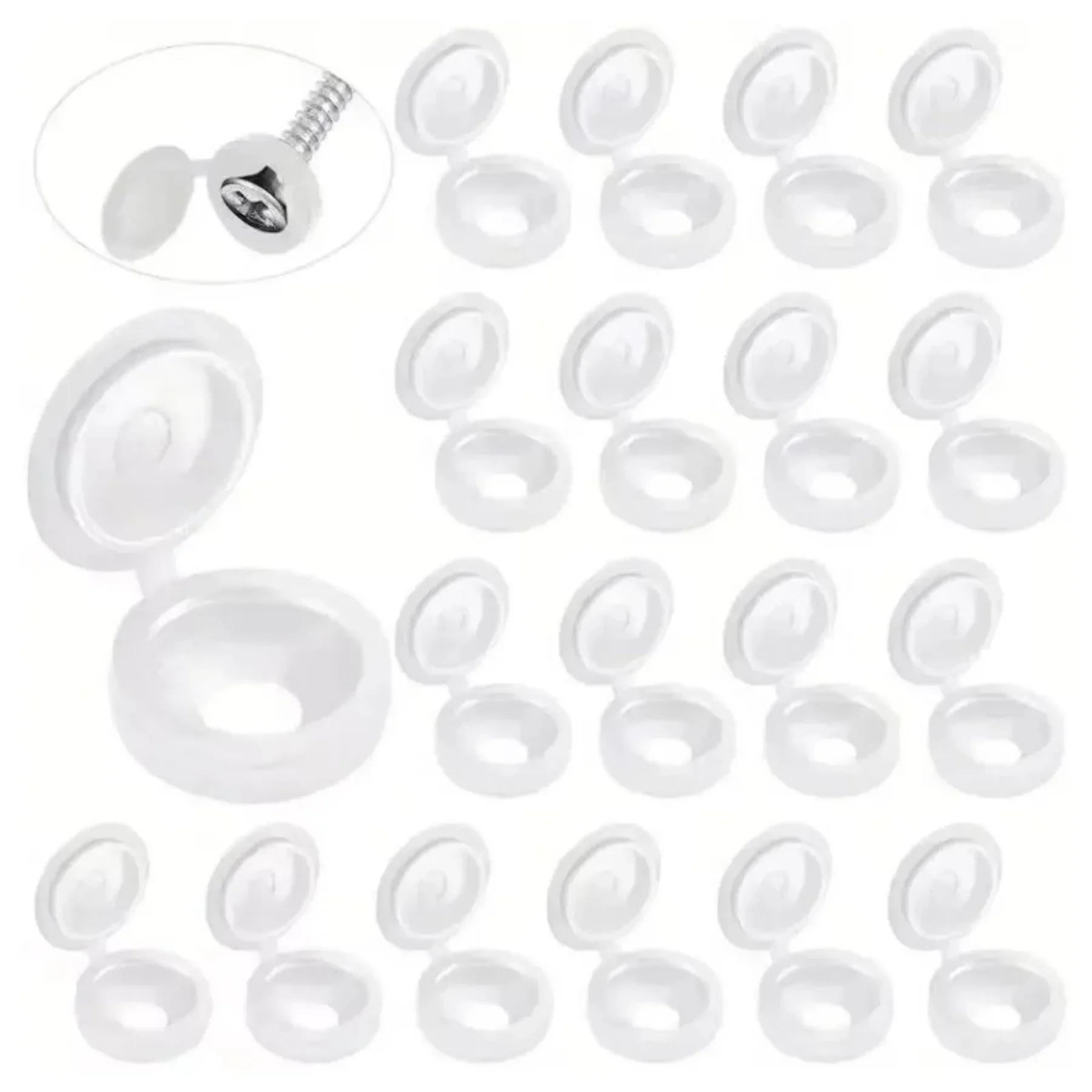 

Metal Screw Decorative Caps–Zinc Alloy Bolt Covers for Automotive&Furniture,Rust-Resistant Trim Caps to Conceal Unsightly Screws 20pcs белый