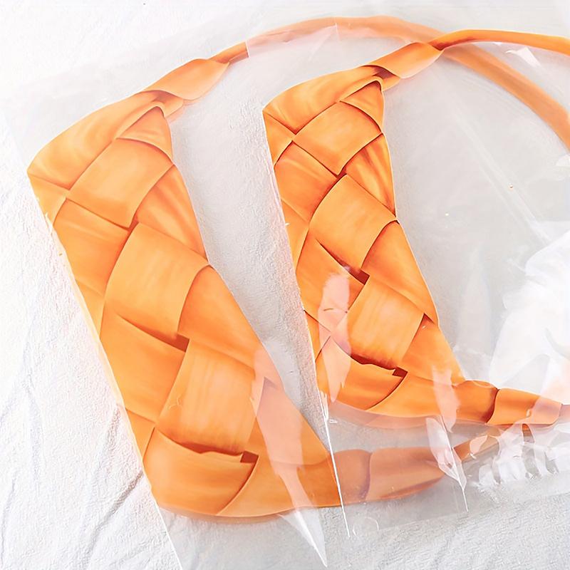 10 Stück Transparente Ziplock-Beutel Groß Transparent Toastbeutel Brothalter Tragbar Selbstklebend Gebäck Lebensmittelverpackung Bäckerei Geschenk