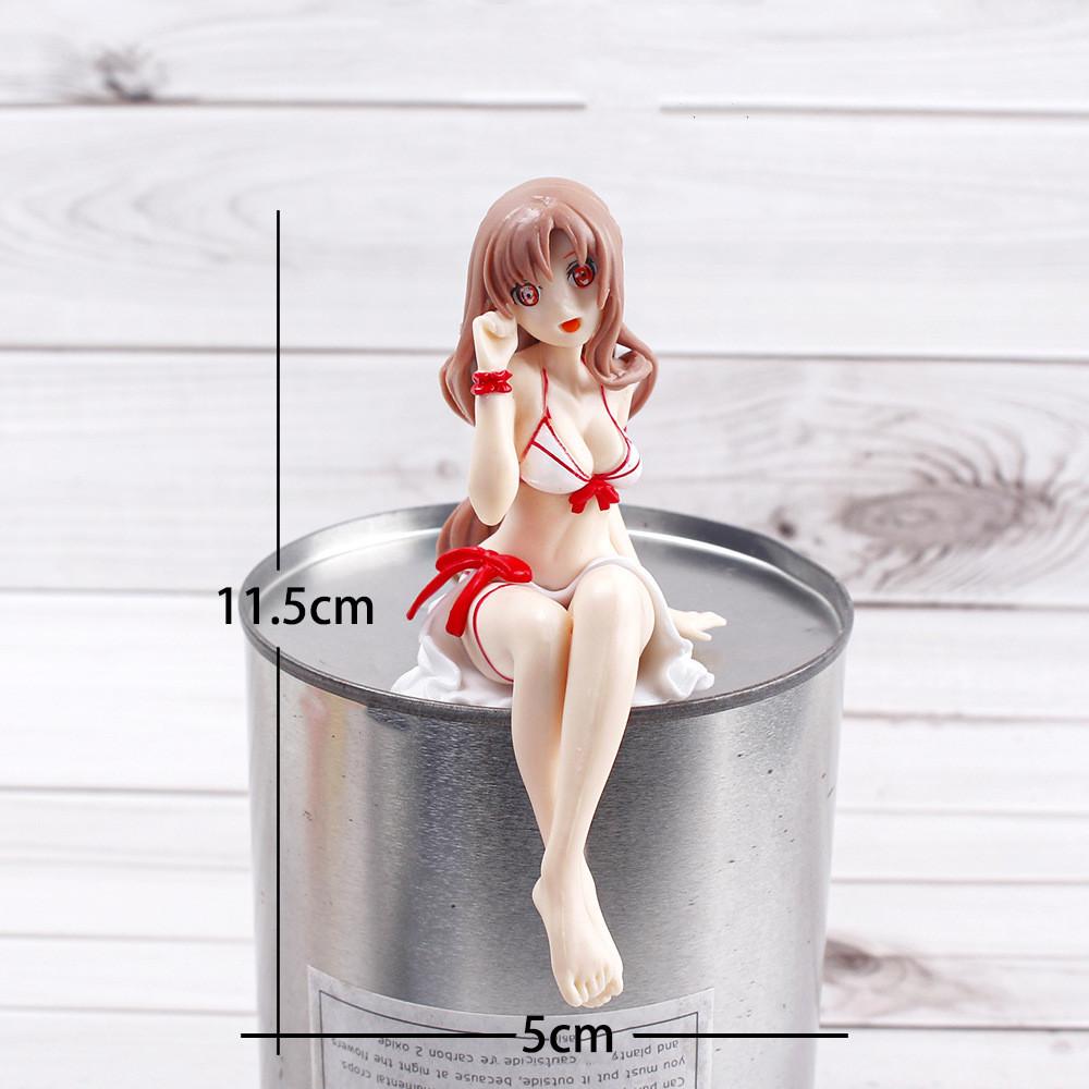 New bikini girl Yosuga no Sora Figure Standing sitting posture PVC Action Model Toys car decoration Collection Toy for girl gift