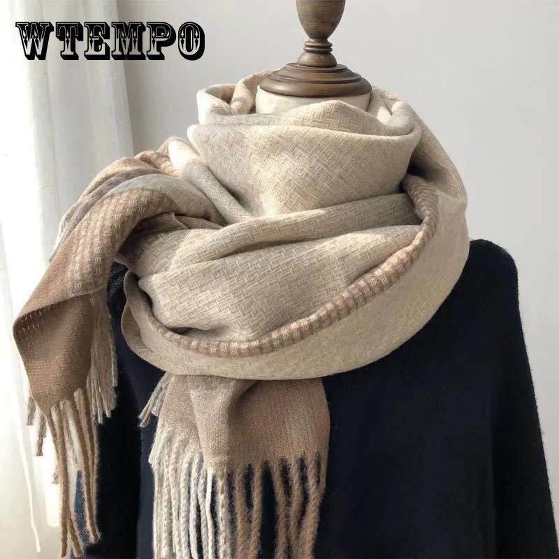 

Шарф женский зимний корейский вариант универсальный милый студенческий утепленный теплый шарф шаль One size