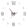 Modern Design Large Wall Clock 3D DIY Frameless Night light Arrows Decal Acrylic Wall Decoration Quartz Clocks