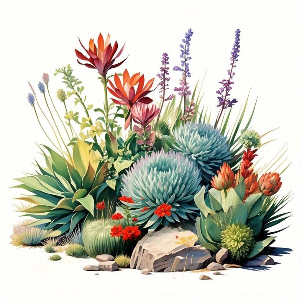 1Pc Self-adhesive Succulent Pattern Cover-up  Decorative Wall Stickers Waterproof Car Stickers