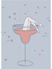 Funny Leg Lets Drink Pink Wine Cocktail Martini Posters Canvas Paintiing Nordic Wall Art Picture For Living Room Home Decor