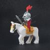 Medieval Knight Serie Figures Building Blocks Warrior Soldiers Guards Lion Heart Hospital Teutonic Knight Battle Pastor Kid Gift