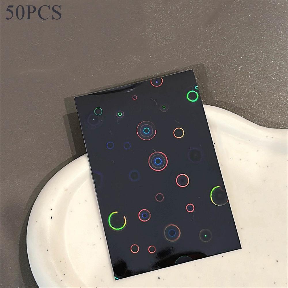 11pcs/pack Colored Bubble Ins Toploader Idol Photo Card Holder 1 Inch Photocard Sleeves Photo Anti-scratch Card Protective Case