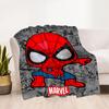Black Spider On Red Background Flannel Blanket-Soft and Suitable for Sofas,Beds,Offices,Travel,All Seasons,Great Gift for Holidays and Birthdays.