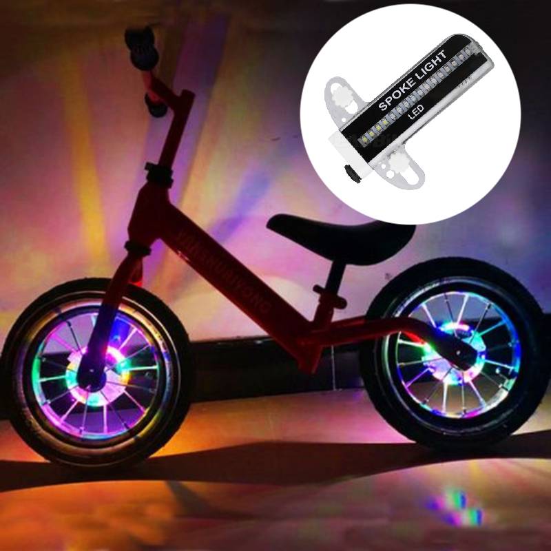 Led Bicycle 32 Wheel Lights Waterproof Warning Lamps Bike Tools Accessories