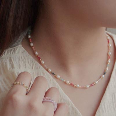 Rita Monica Beads Pearl Necklace