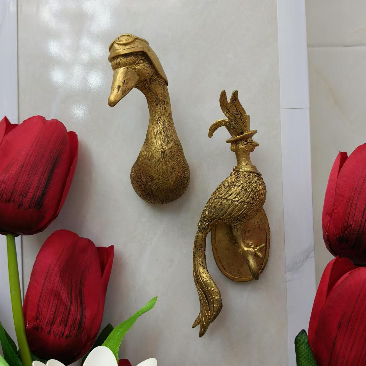 

Античная бронза, животное, смола, настенное украшение для дома