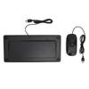Round Keycap Wired Keyboard Silent USB Keyboard Mouse Keyboard Mouse Combo  Computer Accessories