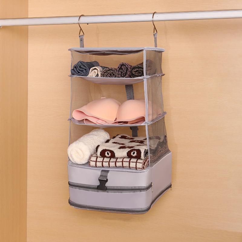 Travel Storage Bag Dormitory Wardrobe Hanging Multi Functional Storage Artifact Clothing Underwear Socks Storage Compression Bag
