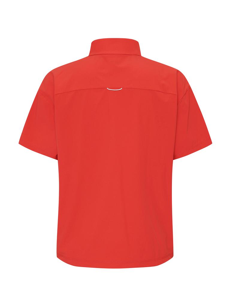 K2 Chill360 Short Sleeve Zip-Up W_Tomato