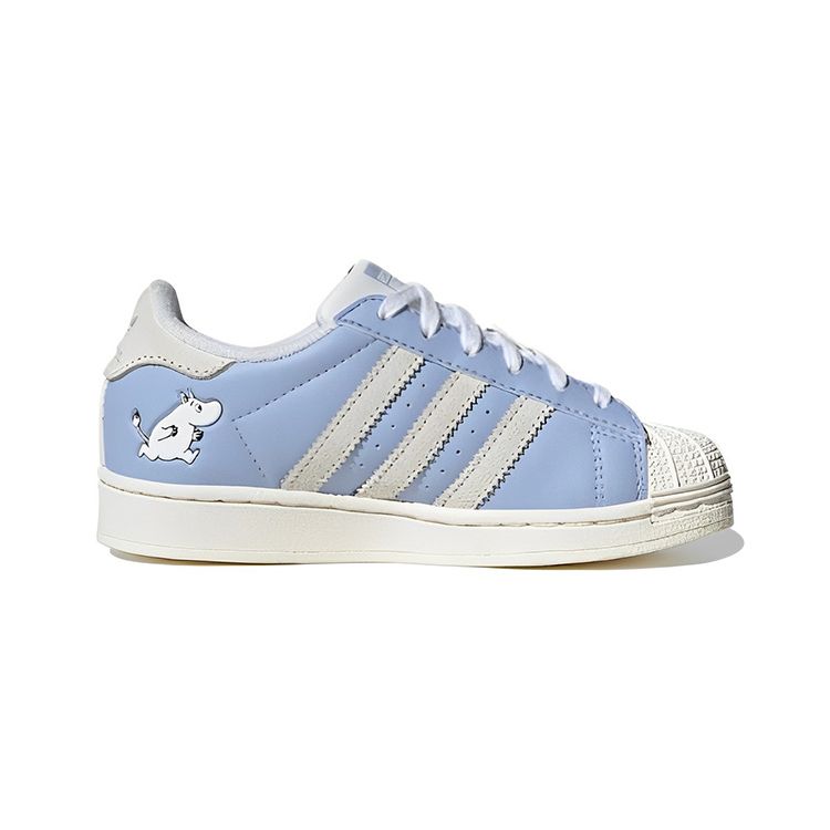 Adidas Moomin x Superstar J Mumínek Dětské tenisky Modrá Modrá-Úsvit Obláčkově-Bílá ID6651
