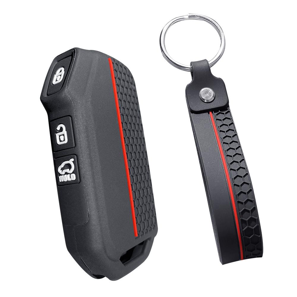 Car Key Fob Case Cover For Kia Soul Sportage Niro Ceed Xceed Telluride Carnival Sorento Proceed Sports Cerato K3 K5 Seltos Sonet