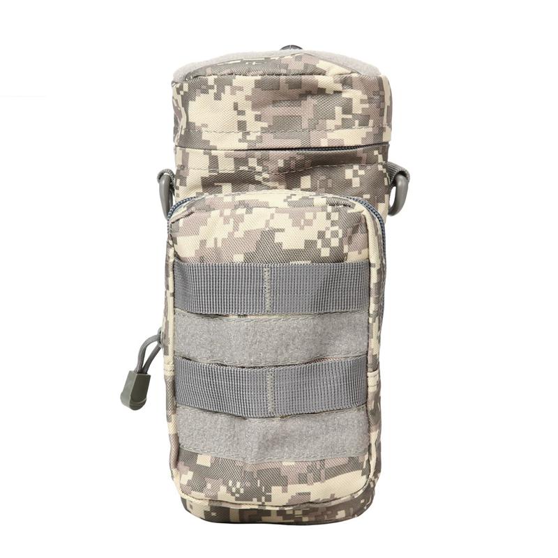 Tactical Molle Water Bottle Bag Pouch Holder Outdoor Travel Camping Hiking Cycling Fishing Hunting Water Bottle Kettle Carrier