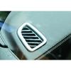 For Mercedes-Benz GLC 2016- Silver ABS Dashboard Upper Air Outlet Vent Trim
