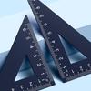 4 Pcs Protractor Drawing Set Metal Ruler Set Geometry Set Drawing Tool Math Measurement Tool for Student School Supplies