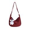 Casual simple texture fashion trend large capacity bag 2025 summer new foreign style women shoulder messenger bag