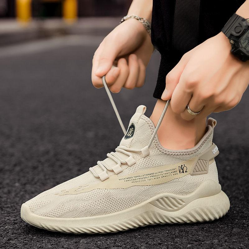 Mesh Upper Breathable Running Male Sports Shoes High Quality Designer Stylish Hiking Trekking Lightweight Men's Casual Sneakers