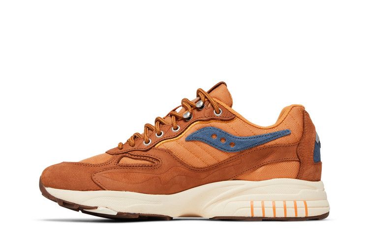 Men's Sneakers Saucony 3D Grid Hurricane Endless Knot Brown/Rust/Gobidesert