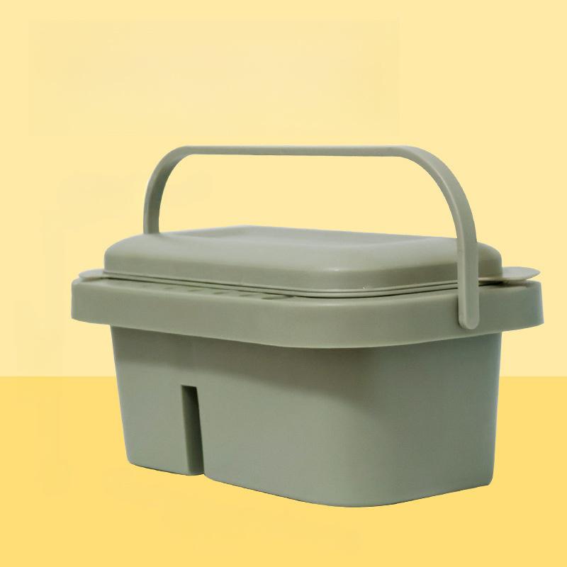 

Multi-Use Nail Brush Basin With Brushes Holder Paintbox Palette Artist Cleaner Cup For Nail Art Accessory With Lid