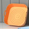 Square Air Fryer Food-Grade Silicone Cake Baking Pan,Dishwasher Safe, BPA-Free, Compatible with  Air Fryer