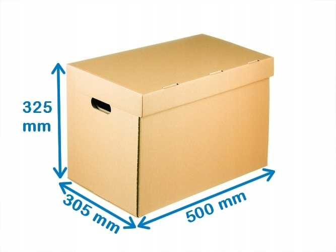 Karton Na Segregatory I Przeprowadzki 500X305X325Mm 410G