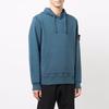 Stone Island Patch Hoodie Cobalt Blue Men Tops 751564120-V0023