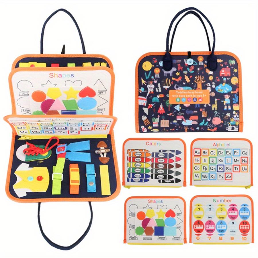 Toys Busy Board Montessori Gifts, Sensory Toys,Educational Travel Toys, Preschool Activities for Learning Fine Motor Skills