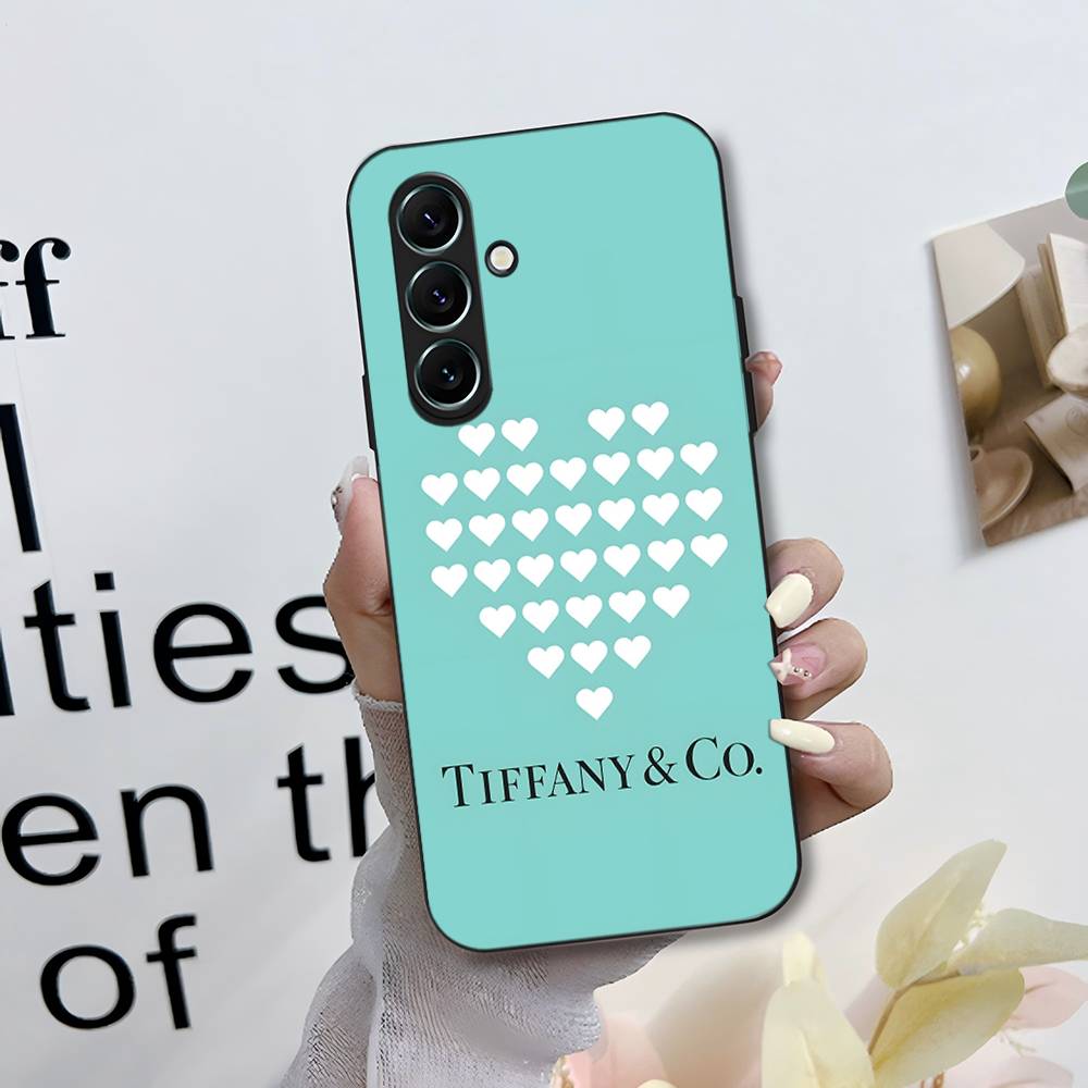 

Aesthetic Blue T-Tiffany Phone Case For Samsung S 24 Fe 25 Ultra Plus 20 Lite 21 30 22 23 24 22 Ultra 5G Fundas Samsung S20 Plus 5G