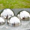 Stainless Steel Decorative Hollow Mirror Hemisphere Wall Ornament