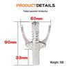High-Pressure Universal Grease Gun Nozzle with Locking Pliers and Oil-Proof Design