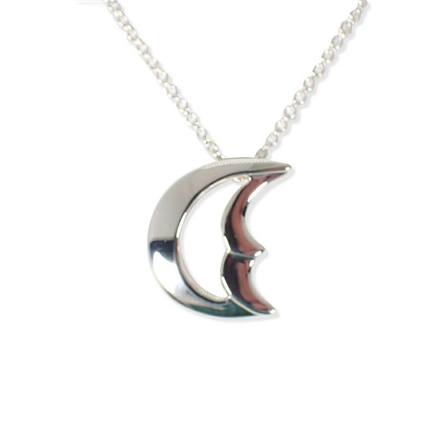 

[Used] TIFFANY 925 Crescent Moon Pendant/Necklace/g501-65