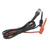 P1007 Enchufe Macho BNC Q9 a Cable de Sonda de Prueba para Osciloscopio con Pinzas de Gancho Doble 120CM con Dos Mini Sondas Terminadas en Gancho de Prueba 500V 5A