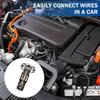 10/20Pcs Wire Connectors Direct Plug-in & T-Type Quick Splice, No-solder No-peel Waterproof Locking Cable Clamps for Car & Home Wiring Free Tool