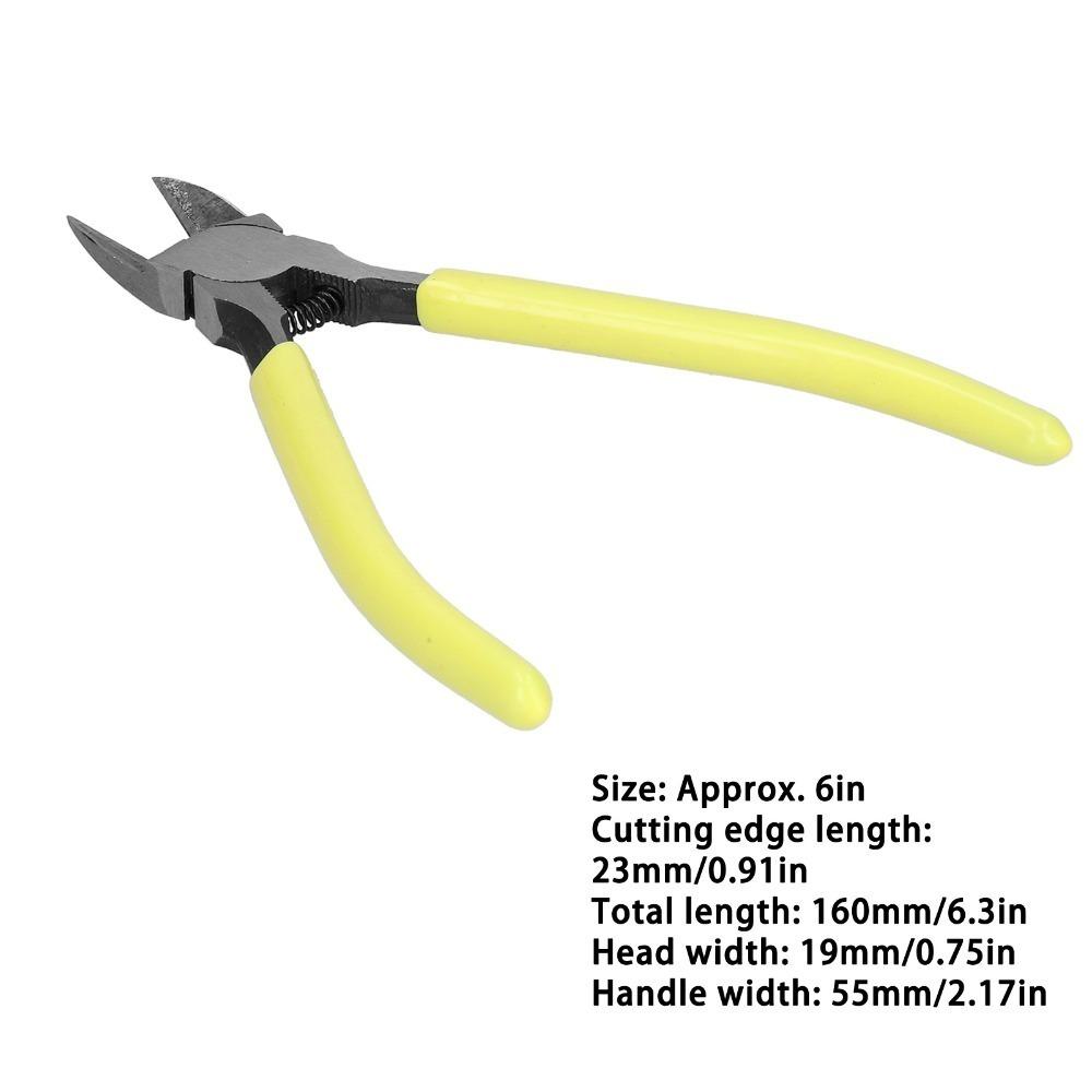 Anti-slip Wire Cutter Comfortable PVC Handle SideCutting Pliers Cutting Nippers Network Cables
