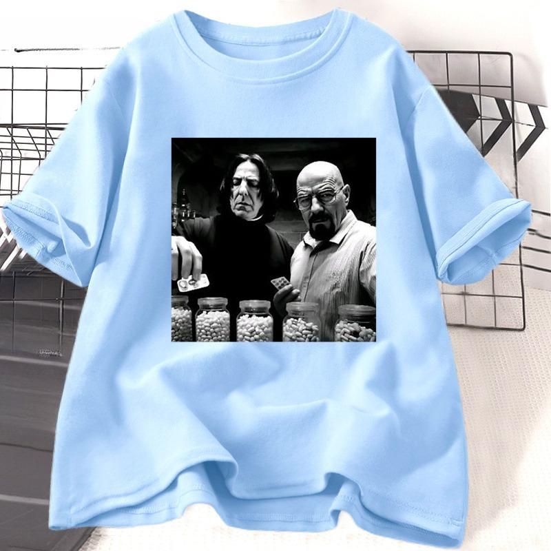Vintage Walter In Lab T Shirt Women Breaking Bad TShirt Funny Graphic T Shirts Unisex Cotton Short Sleeve Tee Shirt Streetwear