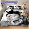 3Pcs Elegant Beauty Black White Bedding Sets For All Sizes New 3D Printed Bed Cover Comforter Duvet Cover Pillowcase Bedroom Decoration
