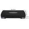 Fitness Step Platform Anti Slip Plastic Adjustable Yoga Aerobic Exercise Pedal Stepper for Home Gym