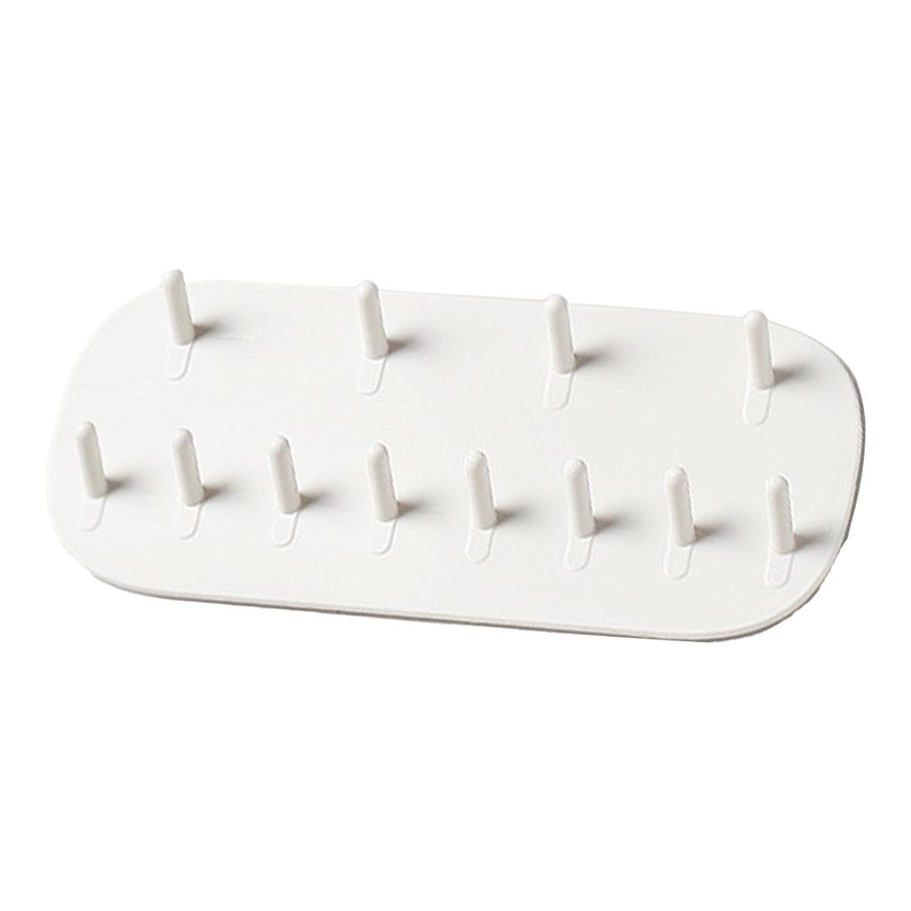 Wall Mount Jewelry Organizer Rack Hanging Hook Drill Free Multi Purpose Display Hook for Earrings