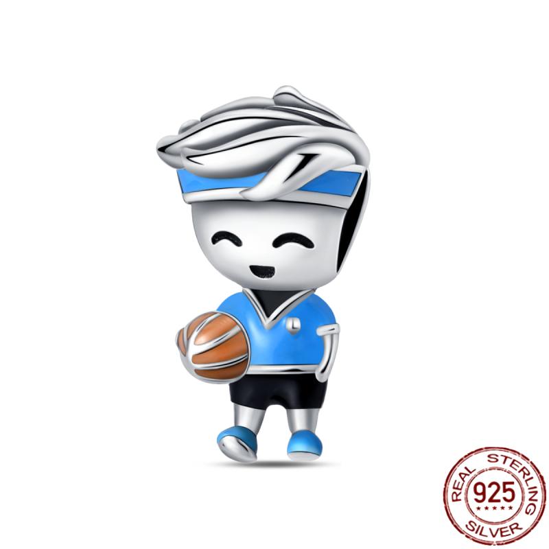 New In Copper Boys Girls Couple Charms Beads For Original Women'S Bracelets Fine Diy Jewelry Pendant Gifts