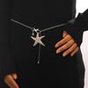 Starfish Waist Chain for Women Adjustable Length Boho Belt Unique Summer Beach Vacation Accessory for Dresses Skirts