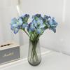 Purple Artificial Iris Flowers PVC Artificial Faux Plants New Fake Flower Bouquet Spring