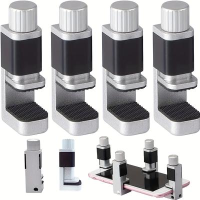 4pcs/1pc Phone Repair Clamps,Adjustable CellPhone Screen Refurbish Tools,Screen Fastening Clamps Securing Clip Fixture Tools