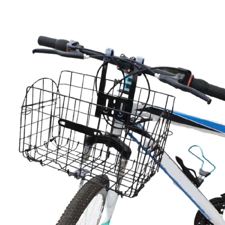 Mountain Bike Basket Replacement Front and Rear Hanging Basket Mountain Bike Folding Storage Basket Easy to Install