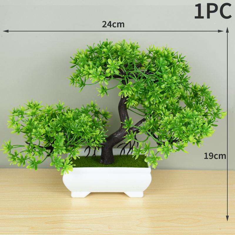 Artificial Plant Pot Household Tabletop Ornaments Simulation Green Plants Small Trees And Grass Multi-Style Garden Decoration