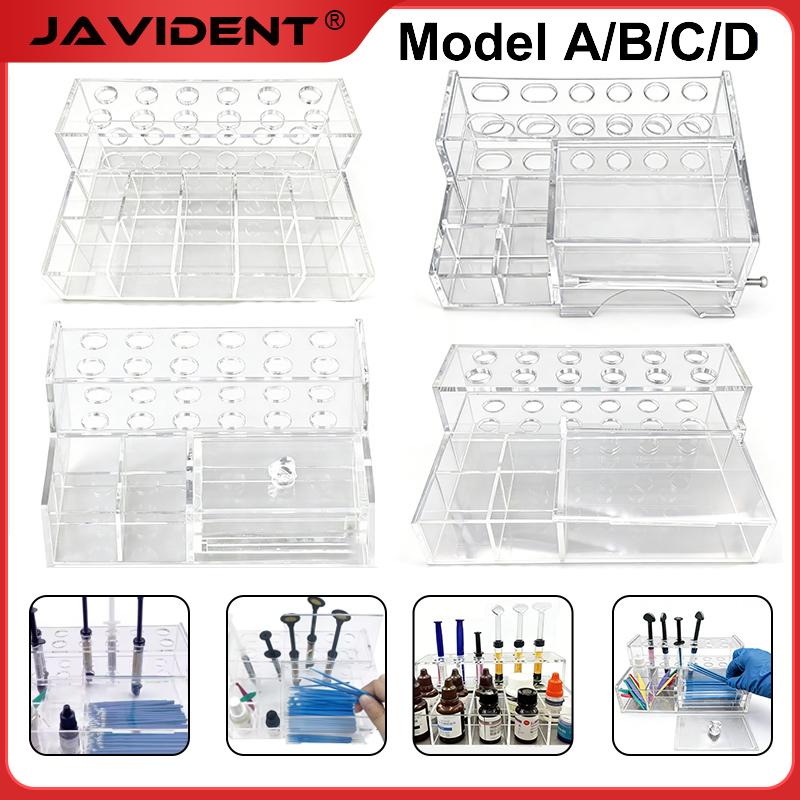 1Pcs Dental Aesthetics Resin Storage Box Adhesive Tool Holder Oral Multifunctional Storage Rack Small/Medium/Large Sizes